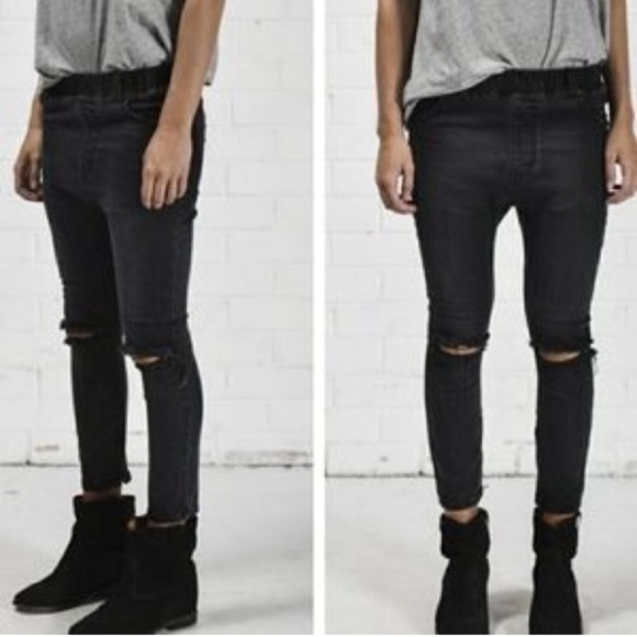 ONE TEASPOON WESTWOOD KILLERS skinnydrop rise jean - Picture 2 of 15